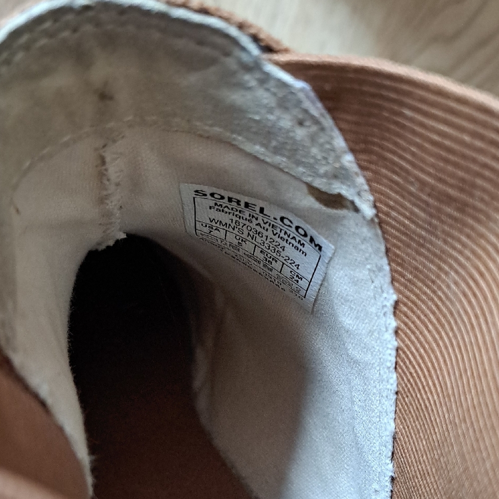 Sorel Light Brown Suede Chelsea Boots - Picture 6 of 6